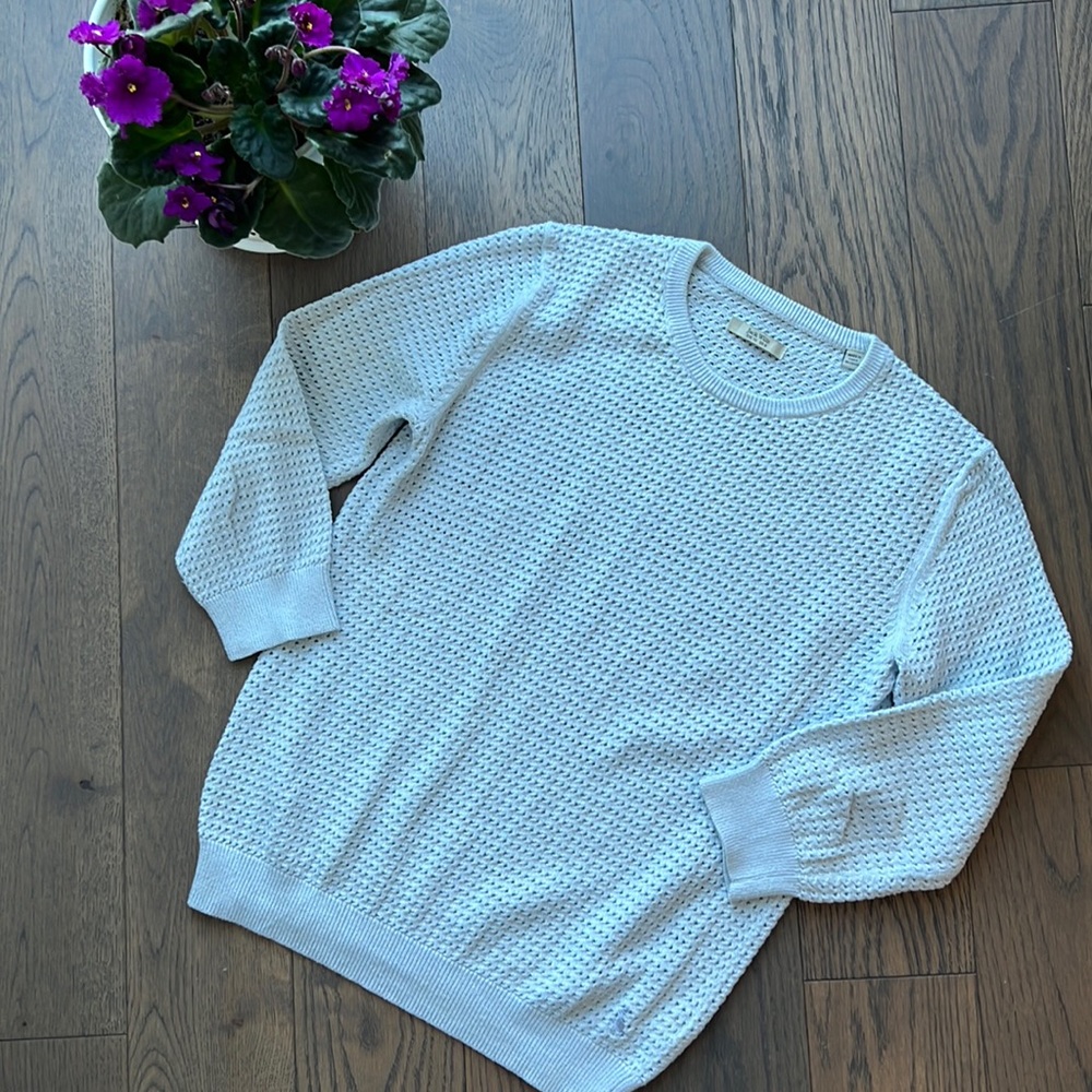 JACK WILL- PASTEL BLUE COTTON SWEATER- SIZE 8